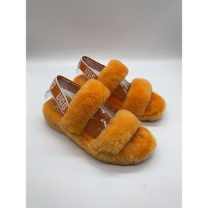 UGG Women's Oh Yeah Orange Slippers Size 6